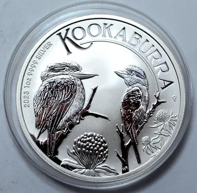 $25.07 • Buy 2023-p Perth Mint Australia 1 Oz .9999 Silver Kookaburra In Capsule Gem Bu $1.00