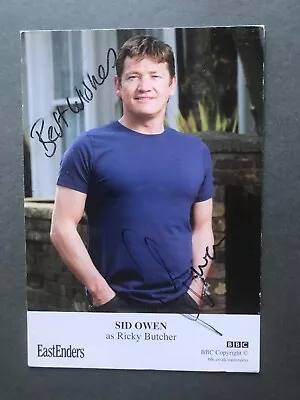 Sid Owen Autograph Signed Photograph / Ricky Butcher Eastenders TV Star • £5