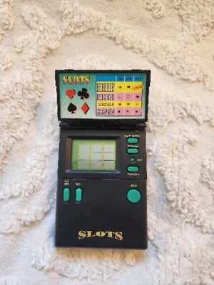 Mini Vegas Slots Electronic Handheld Game 1994 Micro Games Of America   • $4.99