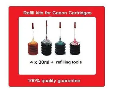 $18.99 • Buy Refill Kits For Canon PG-510 (PG510) & CL-511 (CL511) Ink Cartridges