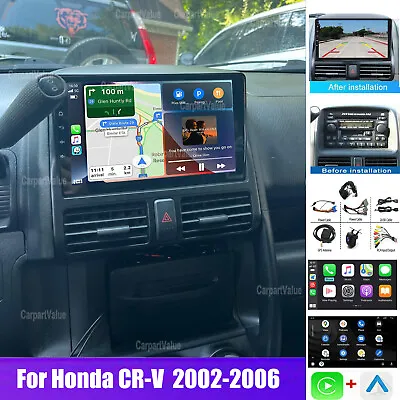 For Honda CR-V CRV 2002-2006 Apple CarPlay Android 12 Car Stereo Radio GPS Wifi • $129