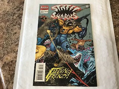 Vintage 1993 Archie Comics Street Sharks #3 Of 3 FINE  Feeding Frenzy • $8.50