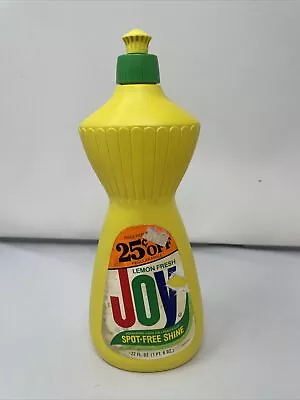Vtg P & G Joy Lemon Fresh Dish Soap Dishwashing Full Bottle 22 Oz. Movie TV Prop • $41.24