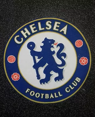 Chelsea Football Club Upcycled Cotton Iron On Crest Badge Patch • £5