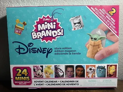 Mini Brands Disney Store Edition Advent Calendar 2023 W/ 2 Exclusive / 24 Total • $24.99