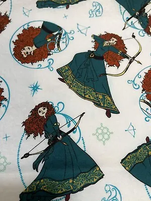 £34.02 • Buy Disney Brave Princess Merida Curtain Lined 2 Panels 40  X 82  Camelot Fabric
