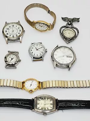 Vintage Estate Find Seiko 5 Automatic Watch Lot Untested (80) • $68.50