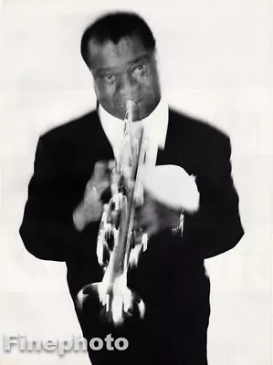 1950s Vintage Jazz Musician Louis Armstrong RICHARD AVEDON Trumpet Photo Gravure • $187.23