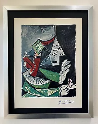 $129 • Buy Pablo Picasso+ Original 1969 + Signed + Hand Tipped Color Plate Maids Of Honor