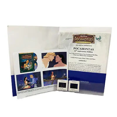 Buena Vista Walt Disney's Pocahontas 10th Anniversary Press Kit W/ 2 Slides • $15.75
