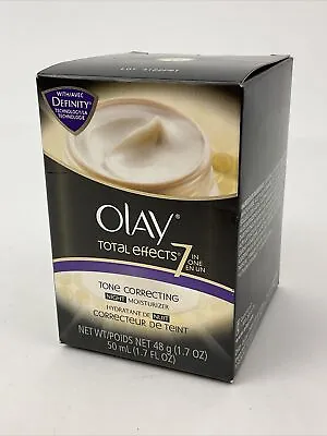 Olay Total Effects 7 In One Tone Correcting Night Moisturizer New Old Stock • $46.24