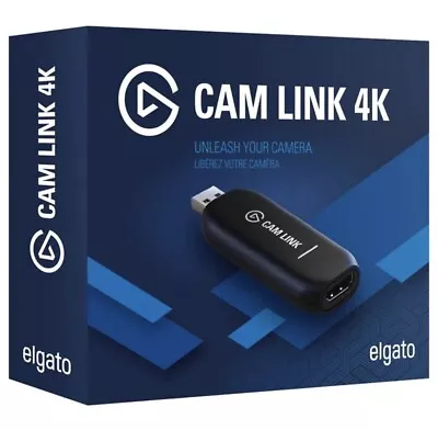 Elgato Cam Link 4K - External Camera USB Capture Card • £97.95