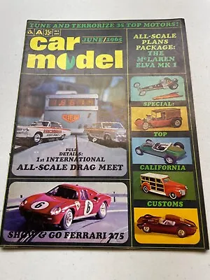 CAR MODEL Magazine June 1965 AMT MPC Revell Russkit • $7.95