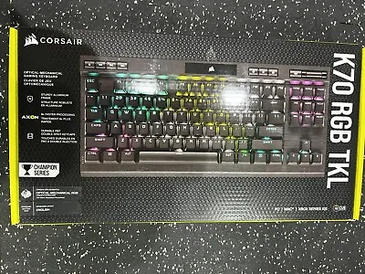 New Corsair K70 RGB TKL Optical-Mechanical Gaming Keyboard CH-911901A-NA • $89.89