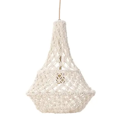 Opalhouse Jungalow Moroccan Rope Hanging Ceiling Light Fixture Teardrop White • $59.99