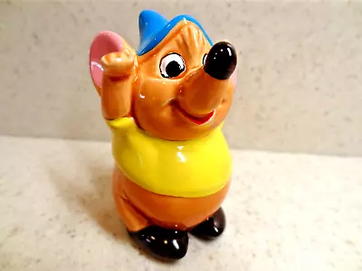 Vintage Disney Porcelain Gus Mouse Waving Figurine– Cinderella – Taiwan • $12.99