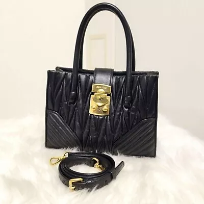 Very Beautiful Miu Miu 2-way Mini Handbag Matelassé • $632.75