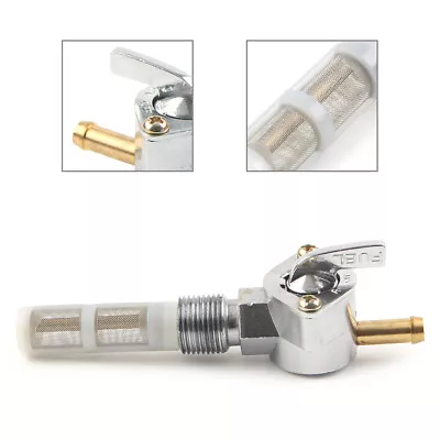 3/8  Fuel Gas Tank Valve  NPT Petcock For Harley Road King Softail Dyna • $20.60