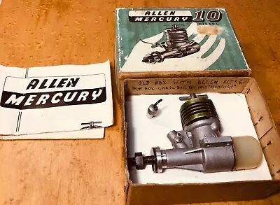 Vintage A.M. 10 Model Aeroplane Airplane Engine. In Original Box With Papers. • $69