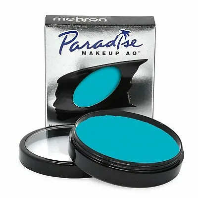 Mehron Makeup Face Body Paint Paradise Makeup AQ  Size: 1.4 Oz (40 G) -Teal. • $12.95