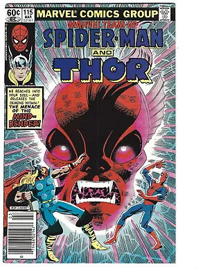 Marvel Team-Up #115 (3/82) FN+ (6.5) Spidey! Thor! Newsstand! Great Bronze Age! • $3.17