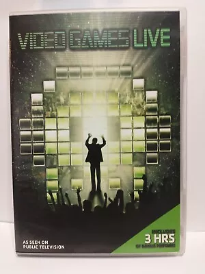 Video Games Live (DVD 2010) Music From Mario Zelda Halo Warcraft Sonic Mega Man • $19