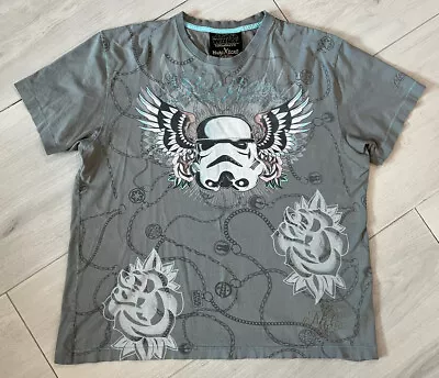 STAR WARS Marc Ecko Cut & Sew Stormtrooper Vintage Shirt Men’s Size XL • $29.99