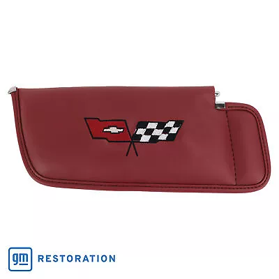 Sunvisor With Emblem - Red - 1982 C3 Corvette • $71.01