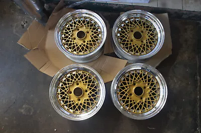 JDM Rays Engineering VOLK Mesh 14  Rims Wheels For TA22 Ae86 Datsun 510 Ra23 • $999