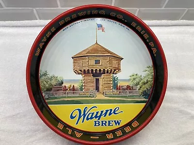 Vintage Metal Beer Tray Wayne Brewing Co. Erie PA. • $79.99