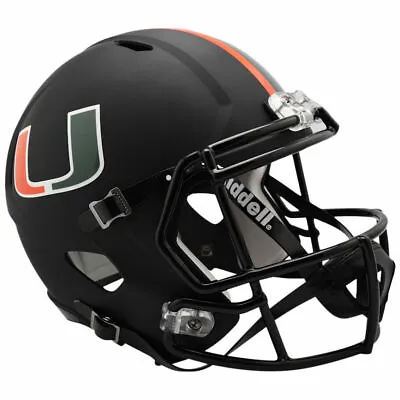 Miami Hurricanes 2017 Nights Speed Full Size Replica Football Helmet • $139.95