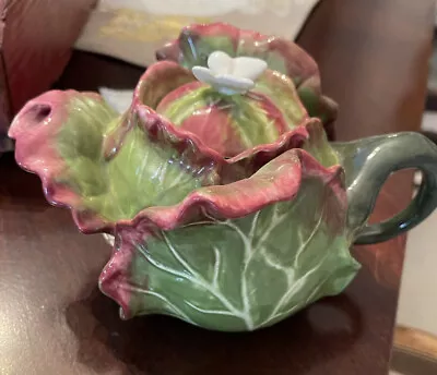 Vintage Reproduction Majolica Teapot • $30