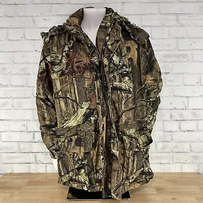 Cabela's Jacket Dry Plus Men's 2XL Camo Hooded Break-Up Infinity Silent Suede • $89.99