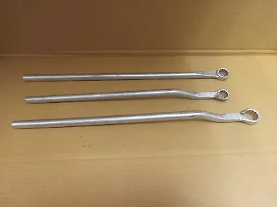 MAC TOOLS 12 Point 15/16  7/8  3/4  Box Wrench Set USA Long Handle Snap-on 3 Pt. • $135