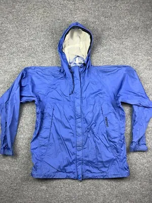 Marmot Pre Cip Jacket Men's Large Blue Full Zip Rain Windbreaker Pockets • $15