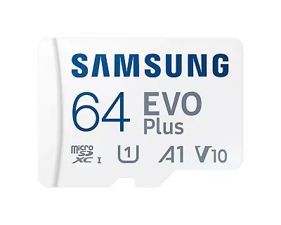 SamSung 64GB MB-MC64KA EVO Plus MicroSD Card 130MB/s With Adapter • $23.16