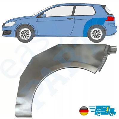 For Volkswagen Golf 6 2008- 3 Door Wheelbase Repair Plate Fenders / Left • $102.05