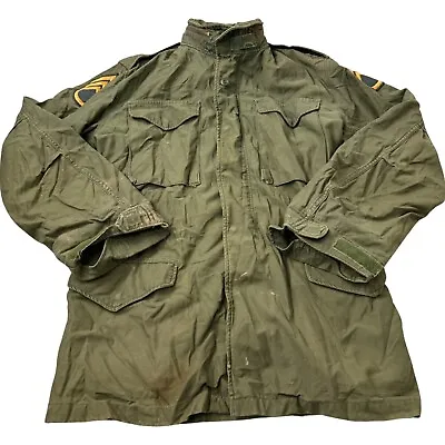 1970’s M-65 Field Jacket Vintage Military US Army Combat Coat Small Long • $48