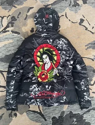 Rare Ed Hardy Puffer Jacket • £100