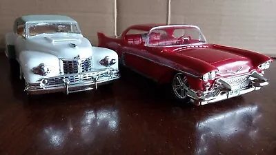 Two Junkyard Built Models - 41 Lincoln & 57 Caddy El Dorado. • $22