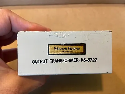 $299.99 • Buy Rare Vintage Western Electric KS-8727 Output Transformer Beautiful & Guaranteed 