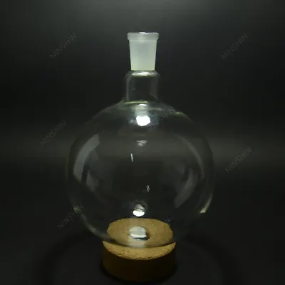 $54.47 • Buy 1-Neck,Round Bottom Glass Flask,3000ml,24/40,3L,One Neck,Lab Chemistry Vessel
