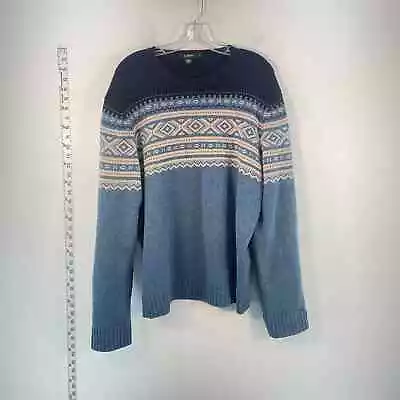 Mens J Crew Multicolor Pullover Sweater L • $39