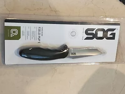 New SOG Field Pup I Fixed Blade Knife Cabela's Exclusive Nylon Sheath 4  Blade • $45