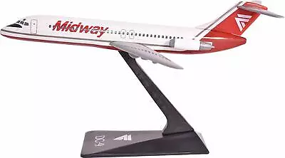 Flight Miniatures Midway Airlines Douglas DC-9 Desk Display 1/200 Model Airplane • $66.30