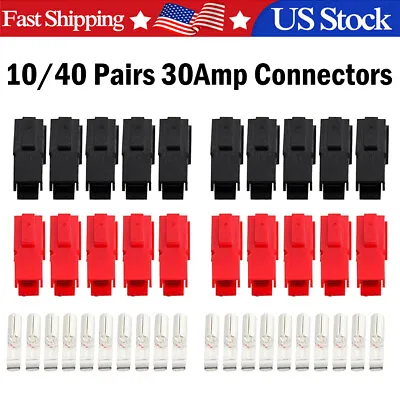 10/20/40 Pairs 30 Amp Adapters Connectors For 30A Anderson Power Pole US Stock** • $8.39