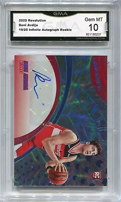 $59.99 • Buy 2020-21 Panini Revolution Autographs Infinite Deni Avdija Rookie Auto /25 GMA 10