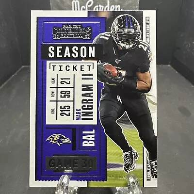 2020 Panini Contenders Season Ticket Mark Ingram II #94 Baltimore Ravens • $1.49