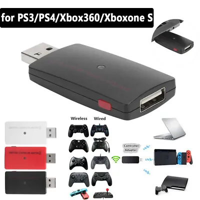  USB Controller Converter Adapter For NS To PS4/PS3 S/X Switch/ Xboxone • $14.14