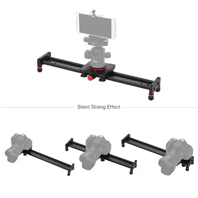 Andoer 40cm/16inch Aluminum Alloy Camera Track Slider Video Stabilizer Rail • $67